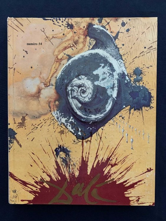 XXe Sicle 54 Salvador Dali, 1980. With a lithograph in double page by Dali