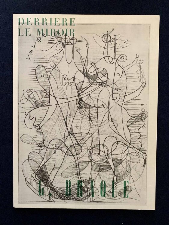 Derrire le Miroir 71-72 Jan. 1955. With 9 reproductions drawings by Braque.
