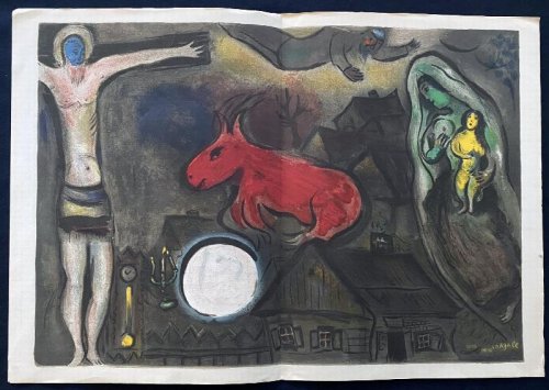 Derrire le Miroir 27-28. With 2 lithographs by Chagall