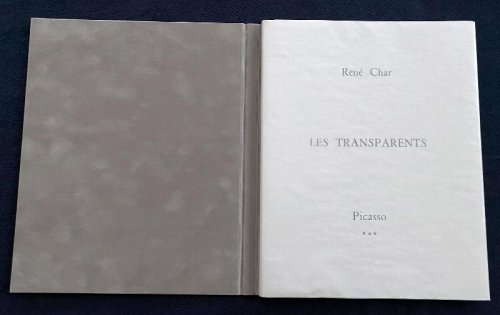 Les Transparents. With four cardboard-cuts by Picasso