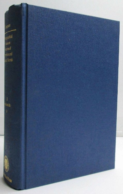 Bibliographical Notes on Histories of Inventions and Books of Secrets. Two volumes in One