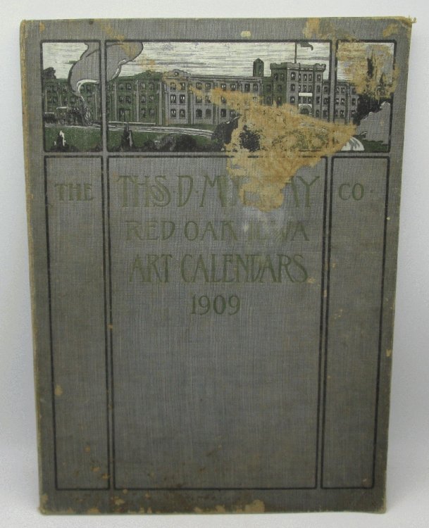 The Thos. D. Murphy Co Descriptive Catalog of 1909 Art Calendars Reproduced from Original Oil and Water Color Paintings by Color Photography