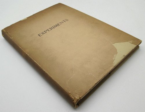 Experiments by Norman Douglas (Signed Ltd Ed)