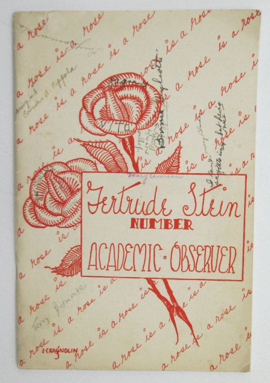 Utica Free Academy Academic Observer Feb 1937: Gertrude Stein Issue