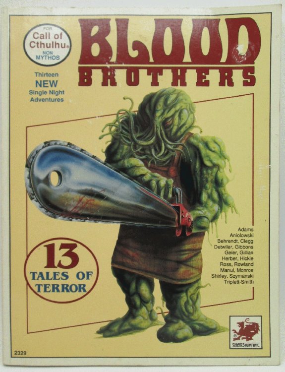 Blood Brothers (Call of Cthulhu No. 2329)