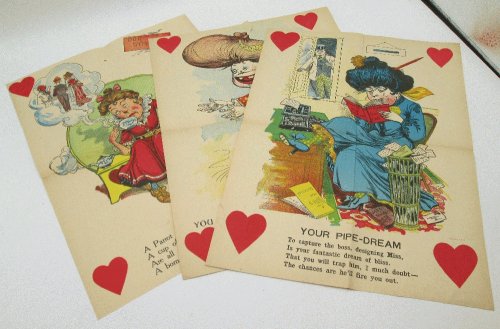 A Trio of Strange Vintage Valentines
