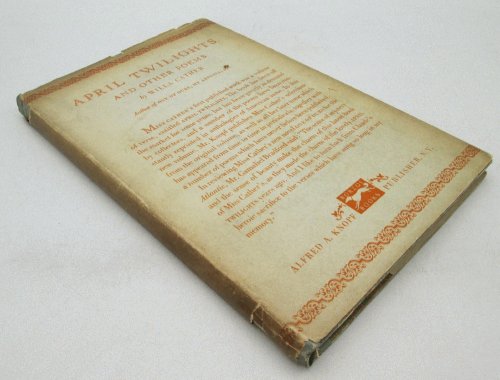 April Twilights and Other Poems by Willa Cather
