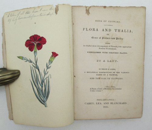 Flora and Thalia or Gems of Flowers and Poetry by a Lady Embellished with Coloured Plates