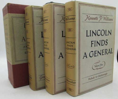 Lincoln Finds a General, a Military Study of the Civil War, Five Vol Set: Kenneth P. Williams (Signed 1st Ed)
