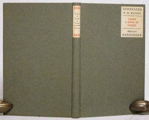 Tares: A Book of Verses by Rosamund Marriott Watson (Thomas Mosher)