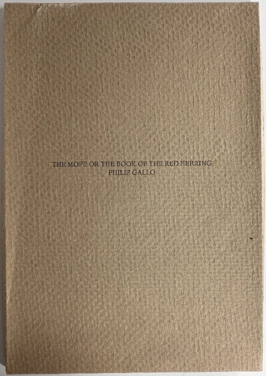 The Mope or the Book of the Red Herring: Philip Gallo (Signed Ltd Ed)