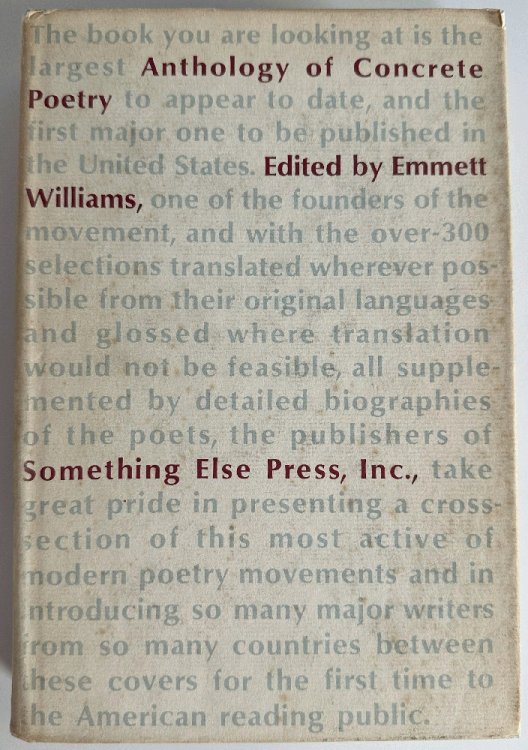 An Anthology of Concrete Poetry