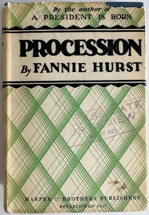 Procession by Fannie Hurst (1st Ed)