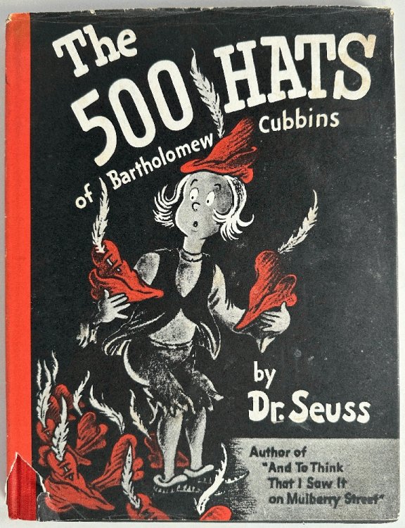 The 500 Hats of Bartholomew Cubbins by Dr. Seuss
