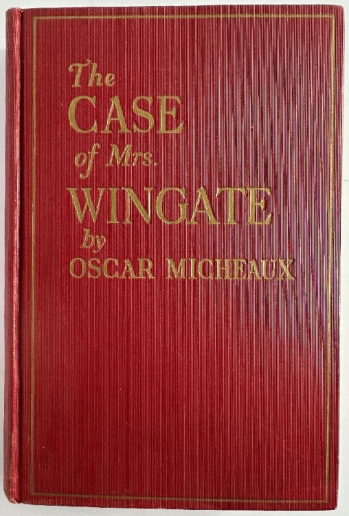 The Case of Mrs. Wingate by Oscar Micheaux