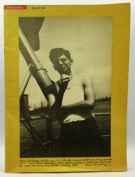 Photo Metro August 1991 Interview & Photos of Allen Ginsberg