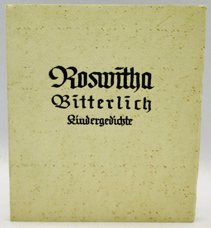Kindergedichte mit Zeichnungen von ihr selbst: Roswitha Bitterlich