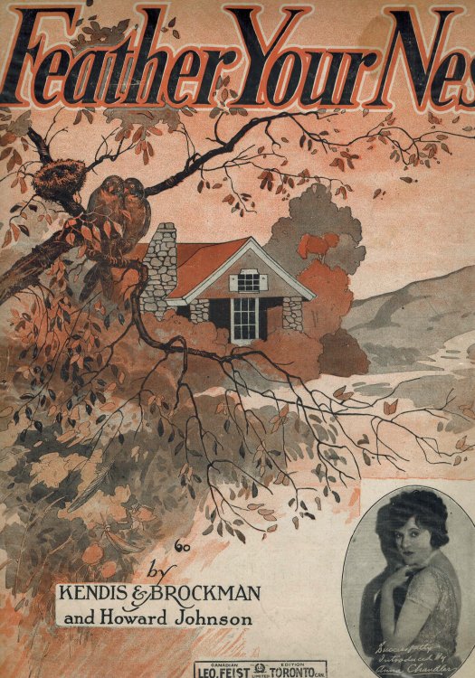 Feather Your Nest - Vintage Sheet Music