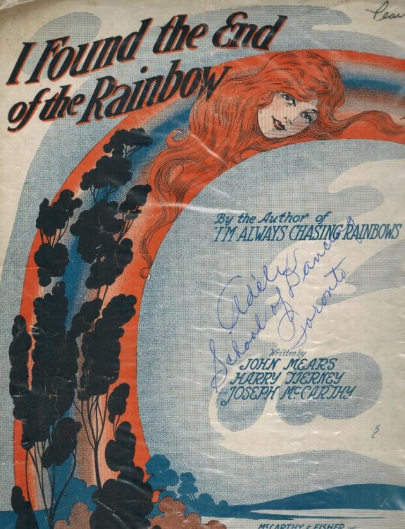 I Found the End of the Rainbow - Vintage Sheet Music