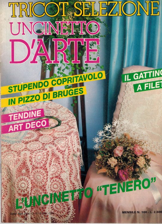 Tricot Selezione Uncinetto D'arte - Mensile N,. 160
