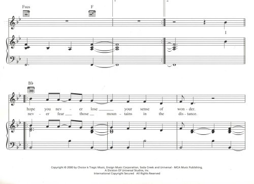 I Hope You Dance - Sheet Music