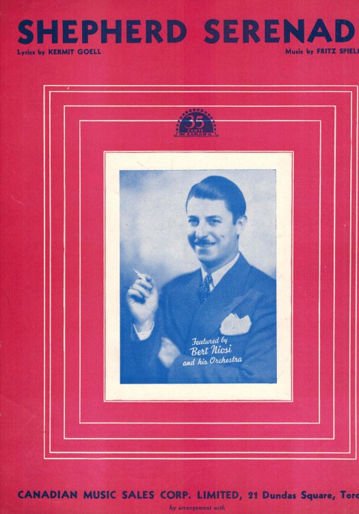 Shepherd Serenade Sheet Music - Bert Niosi Cover