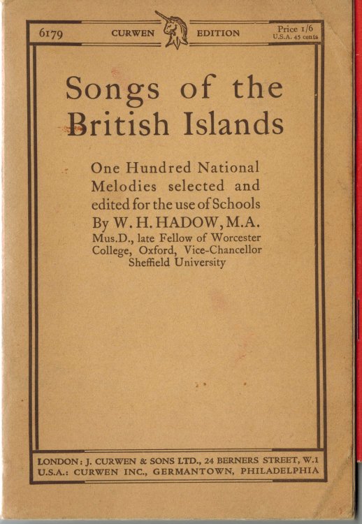 Songs of the British Islands