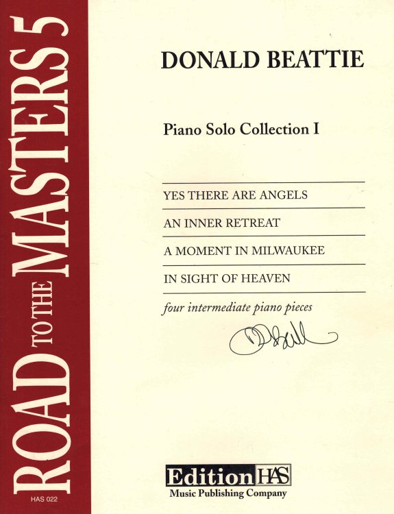 Donald Beattie Piano Solo Collection I - Four Intermediate Piano Pieces - Road to the Masters 5 HAS 022