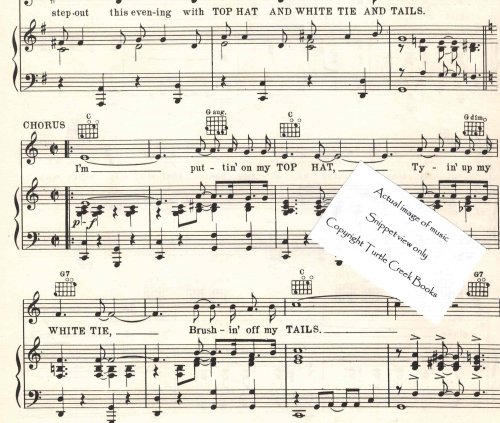 Irving Berlin's Top Hat, White Tie and Tails - Sheet Music