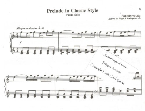 Prelude in Classic Style Piano Solo