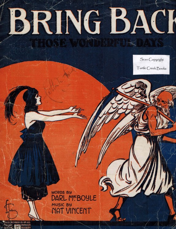 Bring Back Those Wonderful Days - Sheet Music