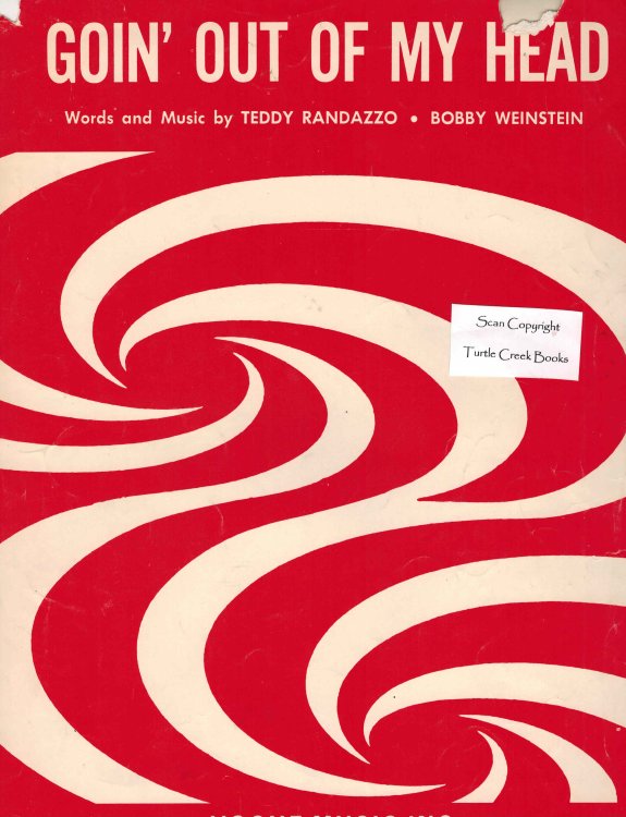 Goin' ( Going ) Out of My Head - Sheet Music