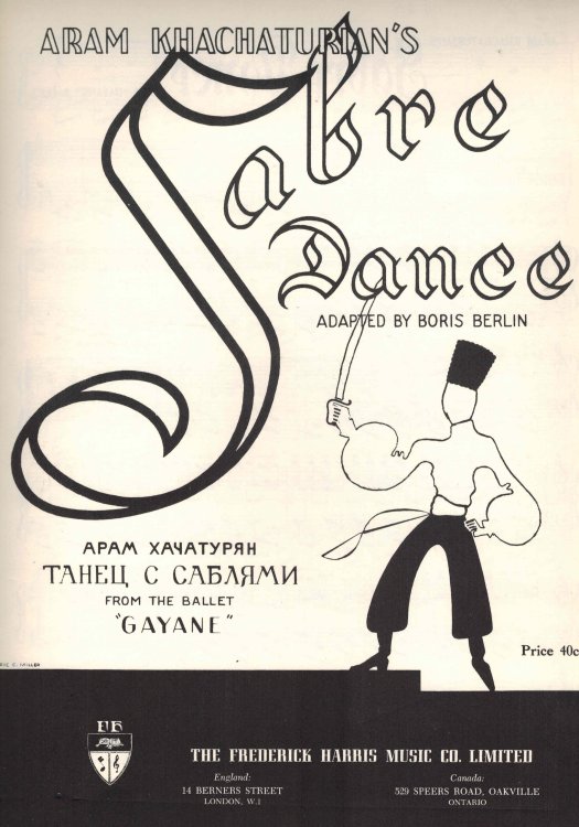 Sabre Dance from the Ballet Gayane