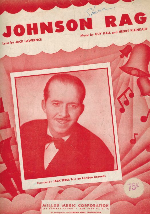 Johnson Rag - Sheet Music - Jack Teter Cover