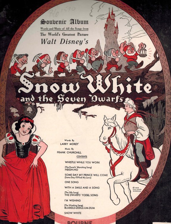 Image for Walt Disney's Snow White and the Seven Dwarfs Souvenir Album Songbook Walt Disney's Snow White and the Seven Dwarfs Souvenir Album Songbook