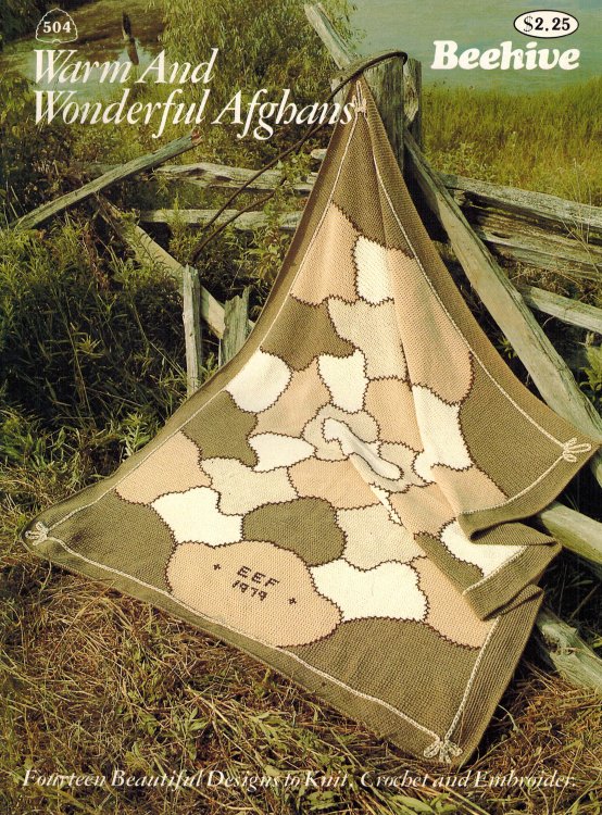 Beehive Warm and Wonderful Afghans - Book 504