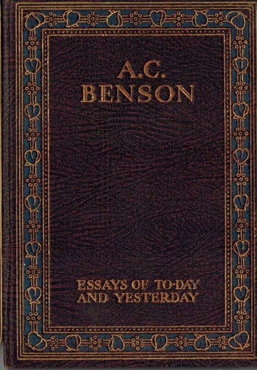 Essays of To-day ( Today ) and Yesterday