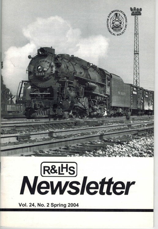 R&LHS Newsletter Vol 24 No 2 Spring 2004 - Historical Railway & Locomotive Society