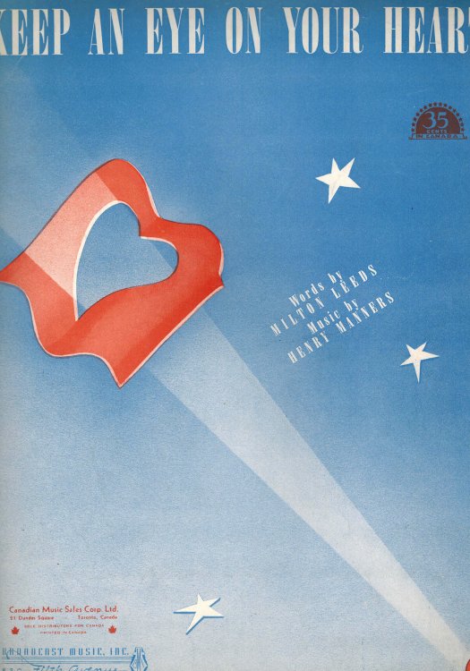 Keep an Eye on Your Heart - Vintage Sheet Music