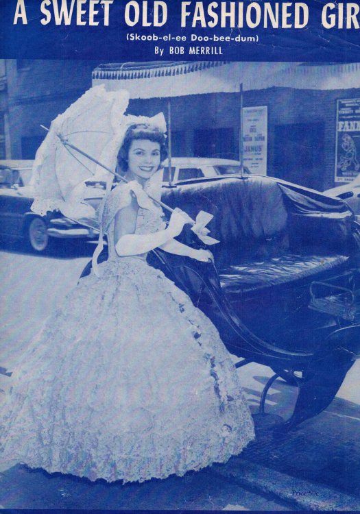 A Sweet Old Fashioned Girl Skoob-el-ee Doo-bee-dum - Sheet Music