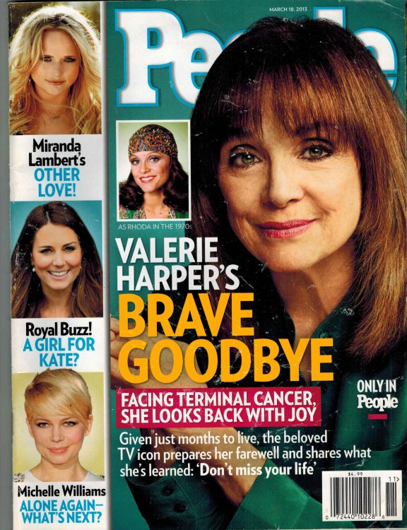 People Weekly Magazine - 18 March 2013 - Valerie Harper Rhoda Cover