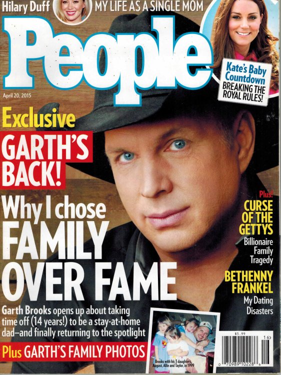 People Weekly Magazine - 20 April 2015 - Garth Brooks Cover
