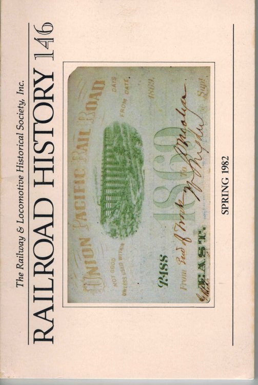 Railroad History No. 146 Spring 1982
