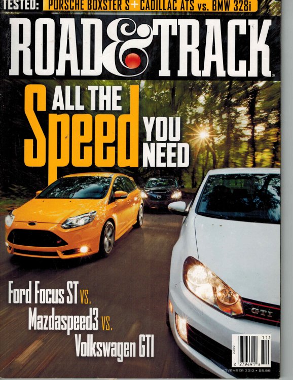 Road & Track Magazine November 2012 Vol 64 No 3