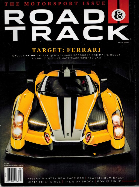Road & Track Magazine May 2015 Vol 66 No 8 Motorsport Issues Ferrari Cover