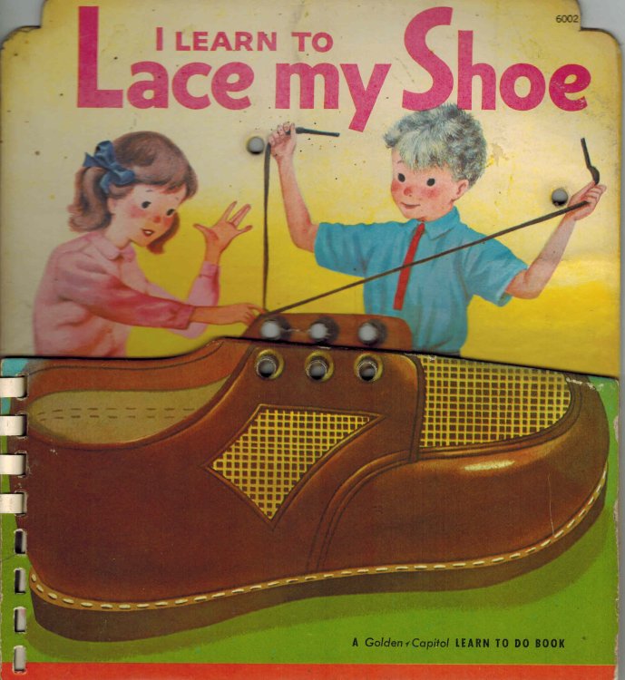 I Learn to Lace My Shoe - a Golden Capitol Laern to Do Book