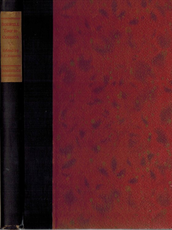 The Journal of a Tour to Corsica & Memoirs of Pascal Paoli