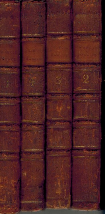 Poetical Translation of the works of Horace with original Text & Critical Notes Collected from His Best Latin & French Commentators in Four Volumes - Odes of Horace in Latin & English Epistles in Art & Poetry Satires Odes Epodes Carmen Seculare
