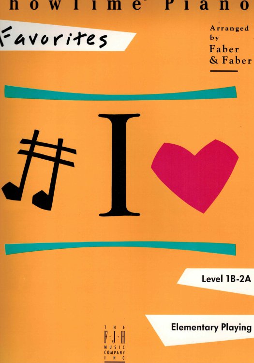 Showtime Piano Favorite Level 1B - 2A Elementary Playing