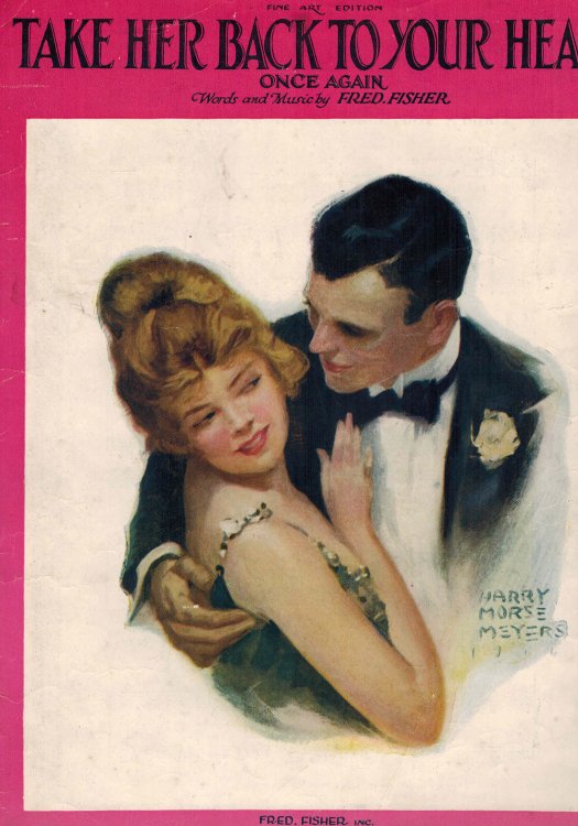 Take Her Back to Your Heart Once Again - Vintage Sheet Music Fine Art Edition